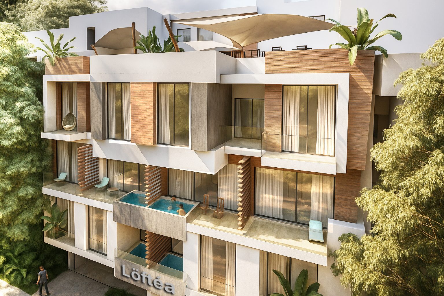 Ambiance d'un loft Löftéa à Casablanca